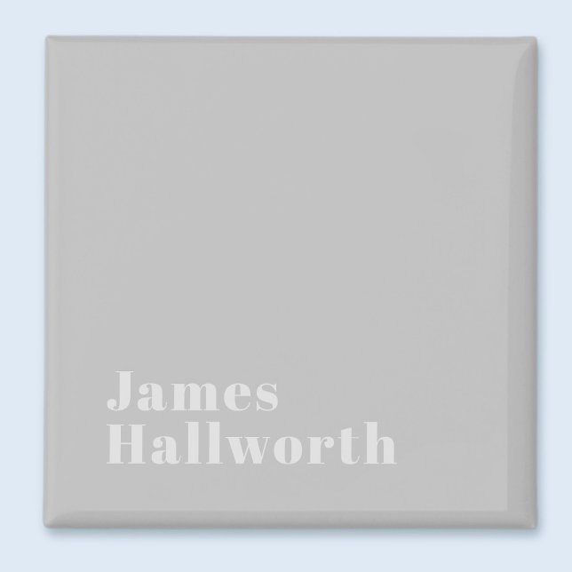 Aimant Rétro Moderne Nom minimum ou Modèle d'entreprise (Créateur téléchargé)