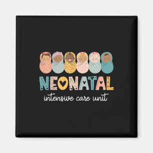 Aimant Retro Nicu Nurse Shirt Neonatal Intenatal Care Uni