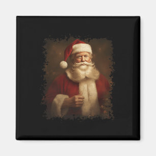 Aimant Retro Noël Funny Trump Père Noël Vintage Xm