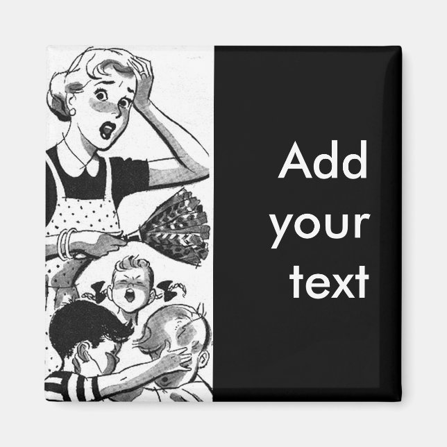 Aimant Rétro Oflhelmed Maman (Devant)