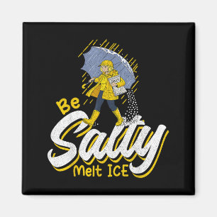 Aimant Rétro pas de glace salé mème drôle être salé faire