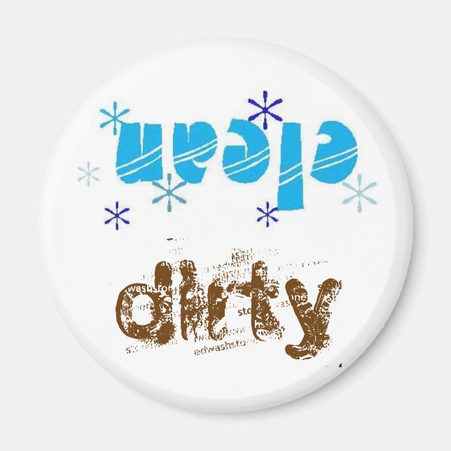 Aimant rétro pour lave-vaisselle (Devant)