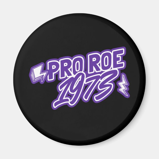 Aimant Retro Pro Roe 1973 | droits des femmes roe v wade  (Devant)