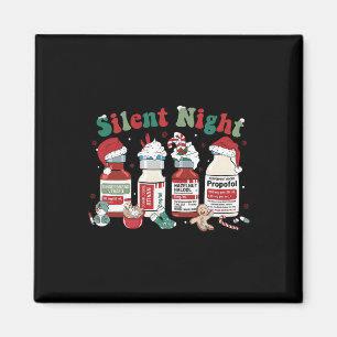 Aimant Retro Propofol Silent Night Icu Infirmières Funny