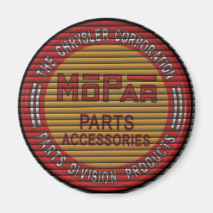 Aimant rétro signe de garage d'abat-jour mopar