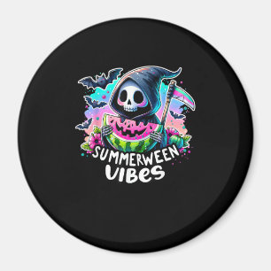 Aimant Retro Summerween Vibe Watermelon Ghost Skin été