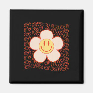 Aimant Retro Super Joyeux Visage 100 Jours De Mignonne D'