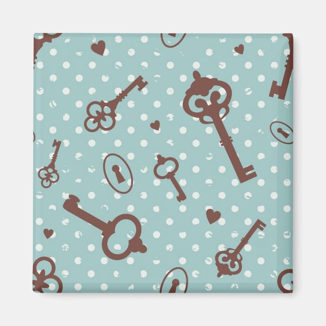 Aimant Rétro Valentine Keys (Devant)