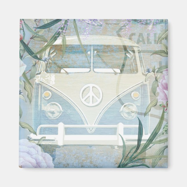 Aimant Retro Van (Devant)