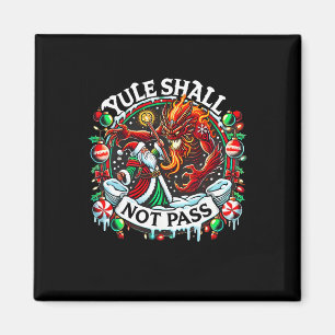 Aimant Retro Vintage Creepmas Yule Ne Passe Pas Magicien 