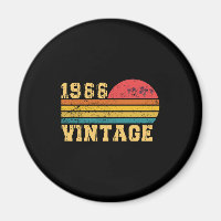 Retro Vintage Sunset 1966 Anniversaire