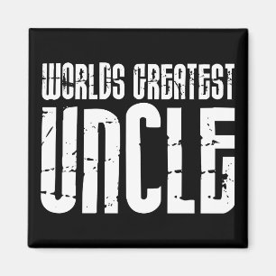 Aimant Rétros oncles frais vintages : Le plus grand oncl