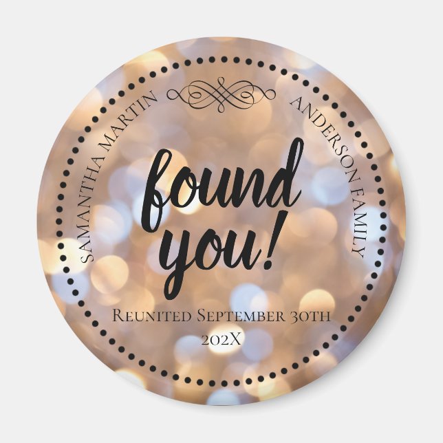 Aimant Réunion d'adoption (Devant)