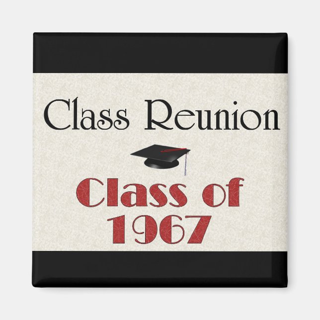 Aimant Réunion de classe 1967 (Devant)