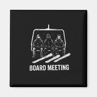 Aimant Réunion de conseil de snowboard Remontée mécanique