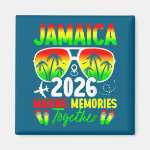 Aimant Réunion de famille Jamaïque 2026 Vacances à souven