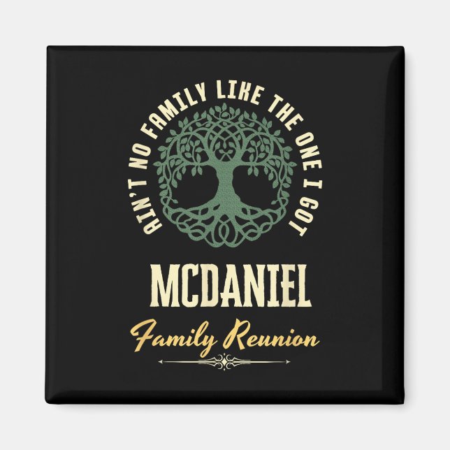 Aimant Reunion familiale 2025 Conception correspondante - (Devant)