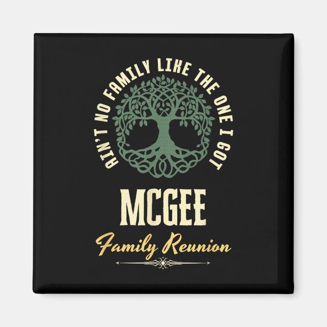 Aimant Reunion Familiale 2025 Conception Correspondante - (Devant)