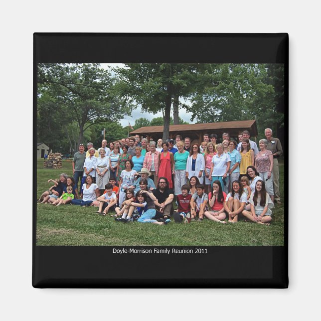 Aimant Réunion familiale Doyle-Morrison 2011 (Devant)