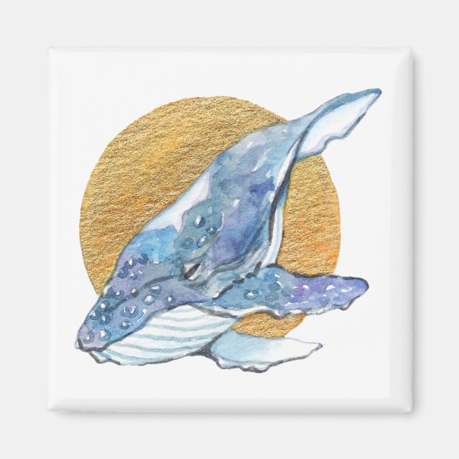 Aimant Rêve de baleines (Devant)