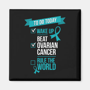 Aimant Réveillez-Vous Battez le Cancer de l'Ovaire et RéG