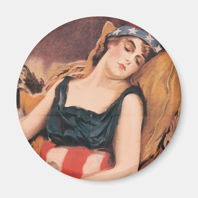 Aimant Réveillez-vous l'Amérique (Devant)