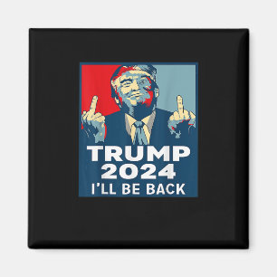 Aimant Revenez Trump 2024 Vintage Donald Trump 4 juillet