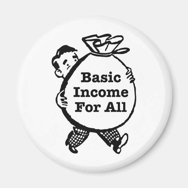 Aimant Revenu De Base Pour Tous (Devant)