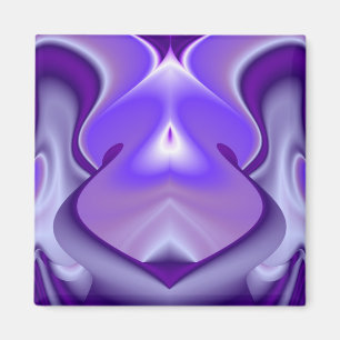 Aimant Rêves de fleurs violettes