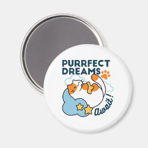 Aimant Rêves Parfaits Attendent – Rêve de Chat Mignon End