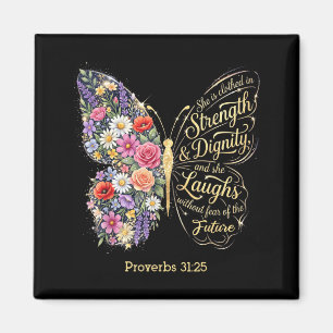 Aimant Revêtue De Force Dignité Bible Proverbes 31_25