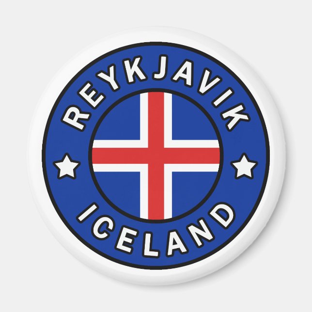 Aimant Reykjavik Islande (Devant)