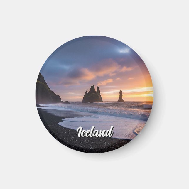 Aimant Reynisdrangar Islande Travel (Devant)