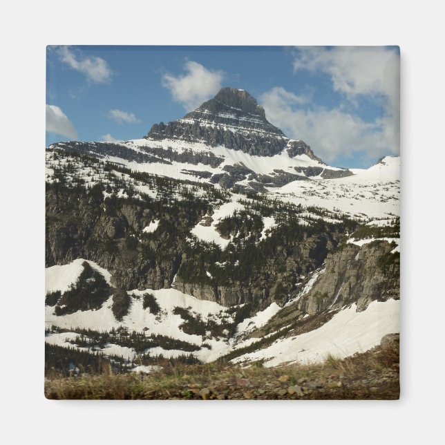 Aimant Reynolds Mountain depuis Logan Pass à Glacier Park (Devant)