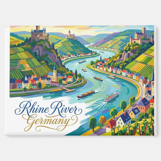 Aimant Rhin Allemagne (Recto)