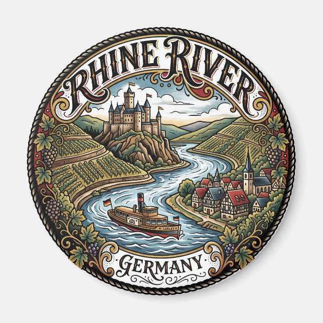 Aimant Rhin Allemagne (Devant)