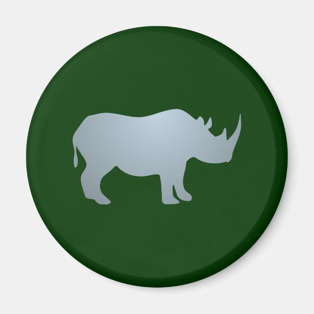 Aimant Rhino rhinoceros (Devant)