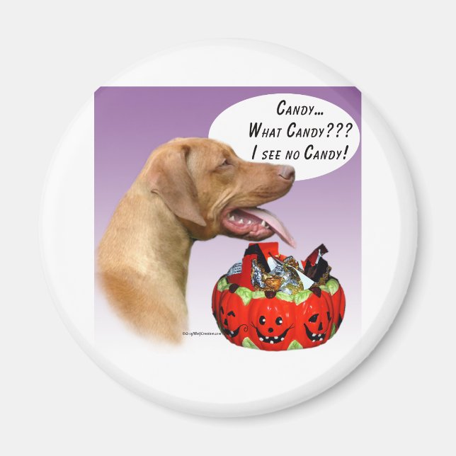 Aimant Rhodesian Ridgeback Halloween Candy (Devant)