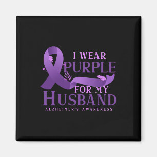Aimant Ribbon Alzheimerheimer Fighter Husband Heimers Awa