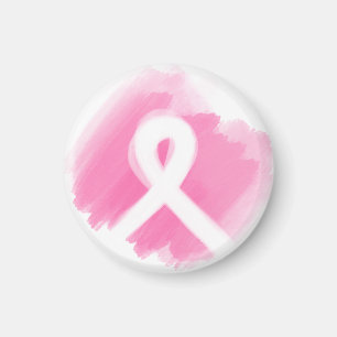 Aimant Ribbon de sensibilisation au cancer du sein Aquare