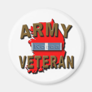 Aimant Ribbon de service vétéran de guerre de Corée, ARMÉ