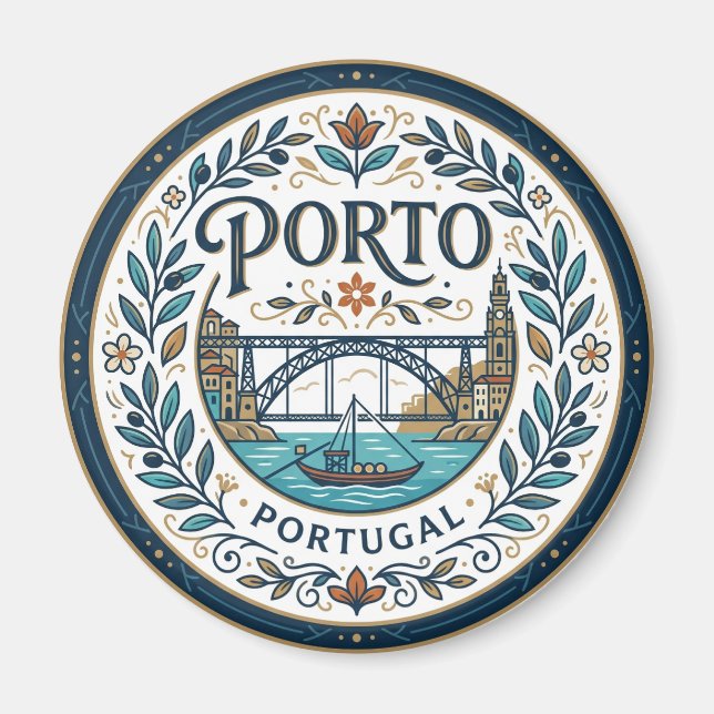 Aimant Ribeira, Porto Portugal (Devant)