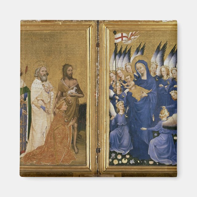 Aimant Richard II Présenté à la Vierge et à l'Enfant (Devant)