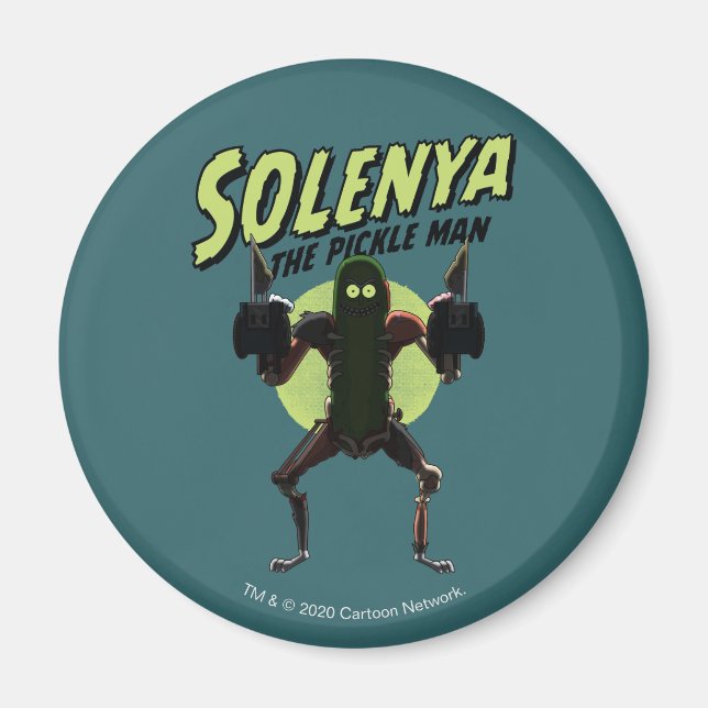 Aimant RICK AND MORTY™ | Solenya - The Pickle Man (Devant)