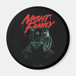 Aimant RICK ET MORTY™ Famille de nuit