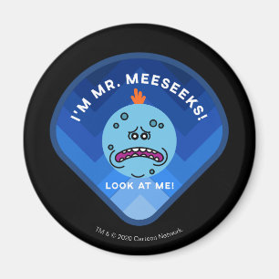 Aimant RICK ET MORTY™  Motif des patchs spatiaux