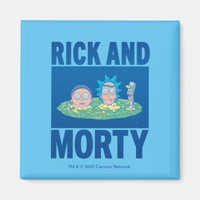 Aimant RICK ET MORTY™ | Parcourir le portail (Devant)
