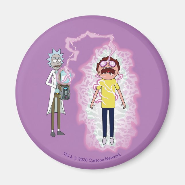 Aimant RICK ET MORTY™ | You Live With The Consequences (Devant)