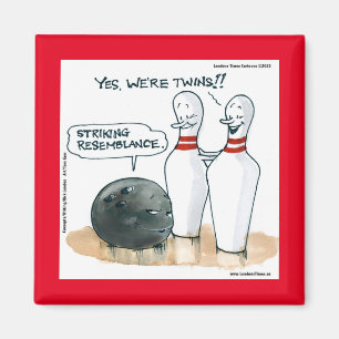 Aimant Rick London Bandes Dessinées Bowling Comique Drôle