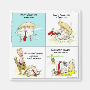 Aimant Rick London "Humpty Trumpty" Cadeaux Drôles